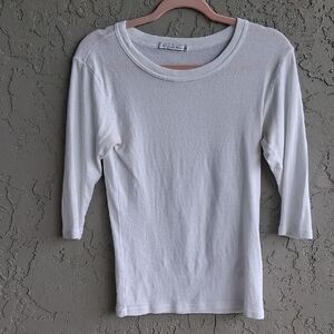 Michael Stars Textured White Top